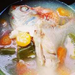 Sop ikan nila merah segar রেসিপির প্রধান ছবি
