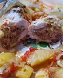 Suprema de pollo rellena (en cazuela)