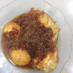 Foto resep Sambal Telur balado (telur goreng+rebus) Pedas!