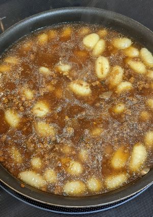 A picture of Vegan: French Onion Gnocchi.