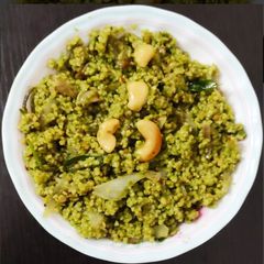 A picture of Kodo millet Coriander rice.