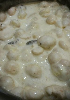 A picture of Sweet Makhana Raita.