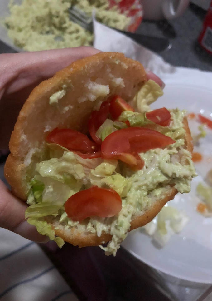 Una foto de Arepas de pollo