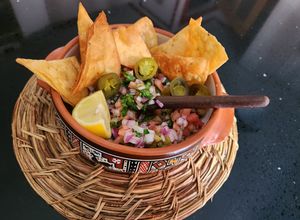 Una foto de Pico de gallo