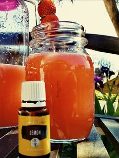 Una foto de Limonada de fresas