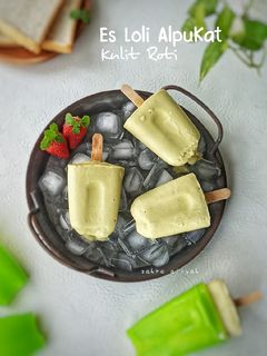Foto resep Es Loli Alpukat & kulit roti