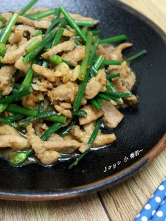 京醬韭花肉絲(便當菜) 的食譜成品照片
