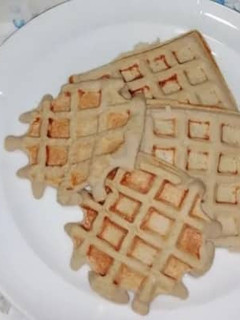 Foto de Waffles de Laranja e Coco