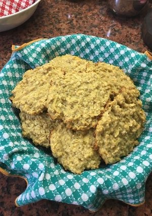 Una foto de Galletitas de manzana y avena