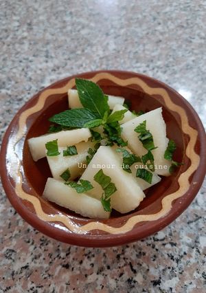 Une photo de Salade de melon à la menthe fraîche 🥣🌱