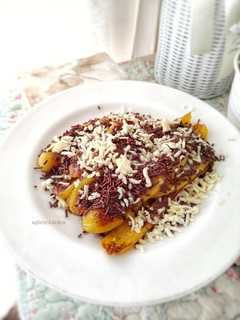 Foto resep Pisang Bakar Coklat Keju
