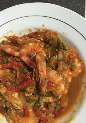 Foto resep Udang asam pedaasss
