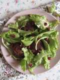 Insalatina di mondeghili di cappone con melagrana