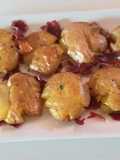 Patatinas al horno con jamón serrano