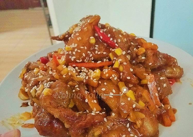 Resep Ayam Tepung Teriyaki - masakan mama mudah