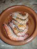 Langostinos con soja