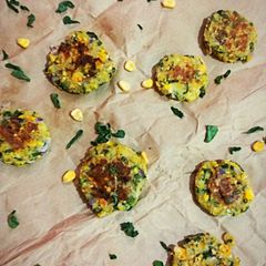 A picture of Potato corn kabab.