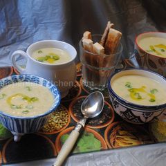 A picture of Potato soup#familyfriendly.