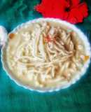 Rice noodles in coconut milk
