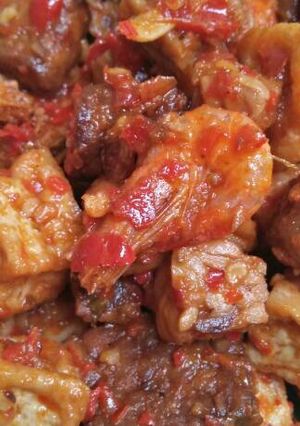 Foto resep Balado tahu tempe udang