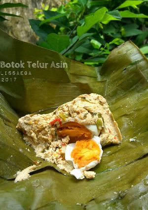 Foto resep Botok Telur Asin
