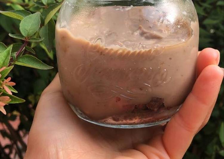 Colazione in barattolo gusto biscotti e cappuccino🍪🥛☕️