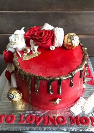 A picture of Red velvet cake.