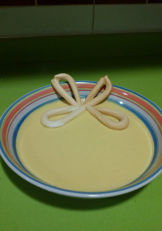 Una foto de Puré de puerros con thermomix