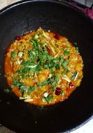 A picture of Turai ki sabzi.
