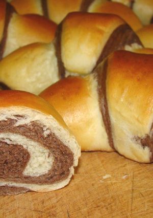 Csíkos kifli recept fotója