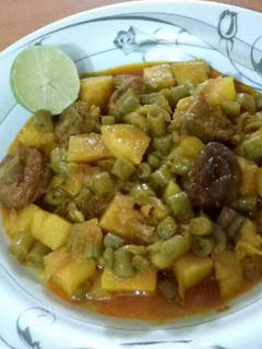 عکسی از دستور خوراک لوبیا سبز