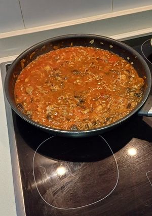 Una foto de Salsa bolognesa Astillero