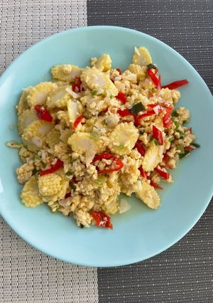 Foto resep Tumis jagung muda telor