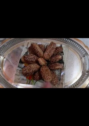 صورة لوصفة أصابع السمسم المقرمشة