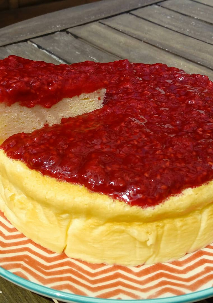 Una foto de Tarta de queso japonesa