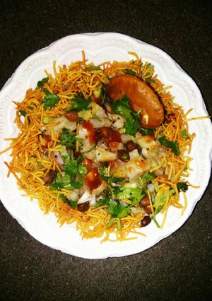 পাপড়ি চাট (papri chat recipe in Bengali) রেসিপির প্রধান ছবি