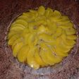 Sabrosisima tarta de duraznos y dulce de leche