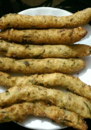 A picture of Suji Aloo fingers.