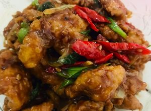 Foto resep Ayam krispy saus lada hitam saori