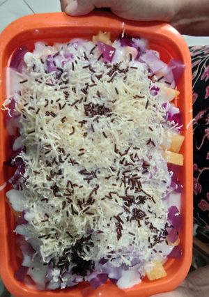 Foto resep Salad buah jelly