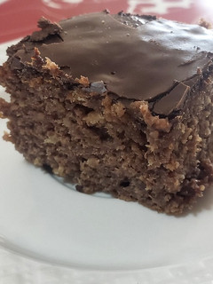 Una foto de Queque de plátano chocolate