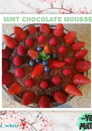 A picture of Mint chocolate mousse.