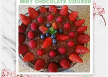 The New Way Making Recipe Mint chocolate mousse Practical Delicious