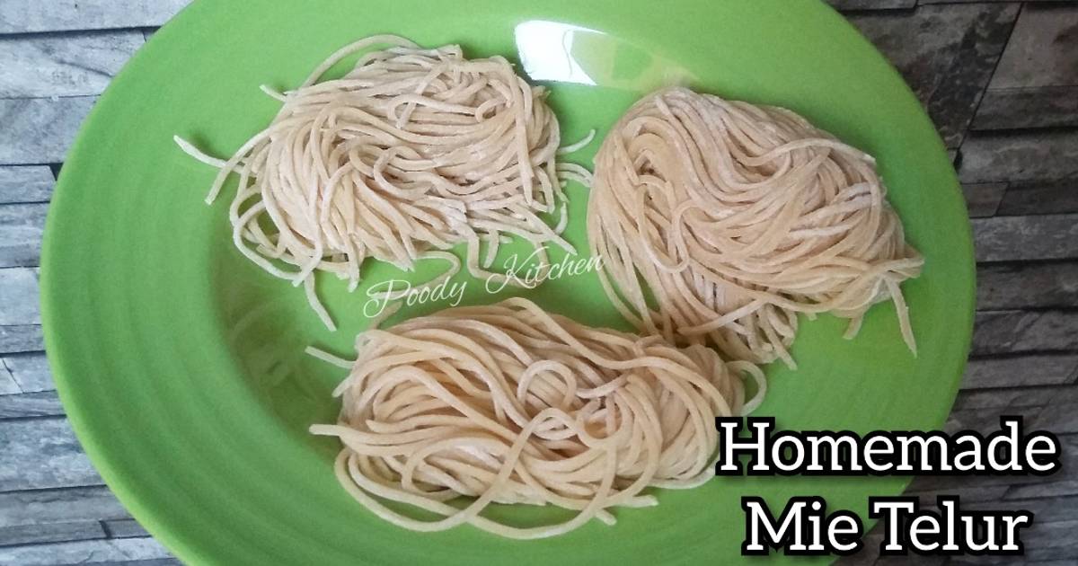 Resep Homemade Mie Telur Oleh Pujani Handayani Cookpad