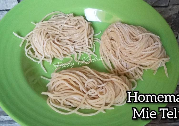 Cara Gampang Menyiapkan Homemade Mie Telur, Bikin Ngiler