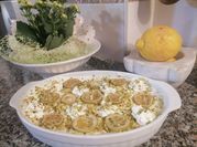 Una foto di tiramisu al limoncello