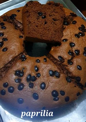 Foto resep Banana Chocolate Chiffon (takaran sendok)