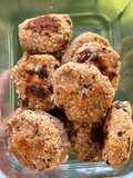 Galletitas de dátiles, coco y chocolate sin gluten, sin huevo, sin azúcar