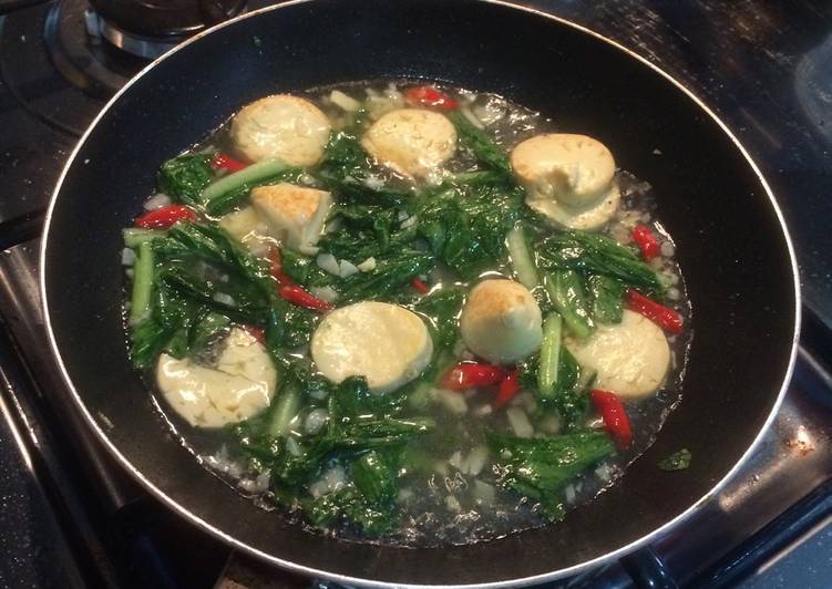 Caisim tofu kuah