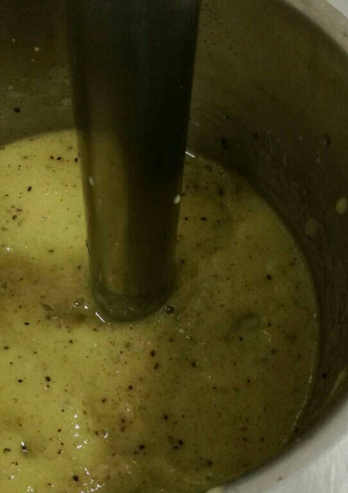 Una foto de Sorbete de kiwi
